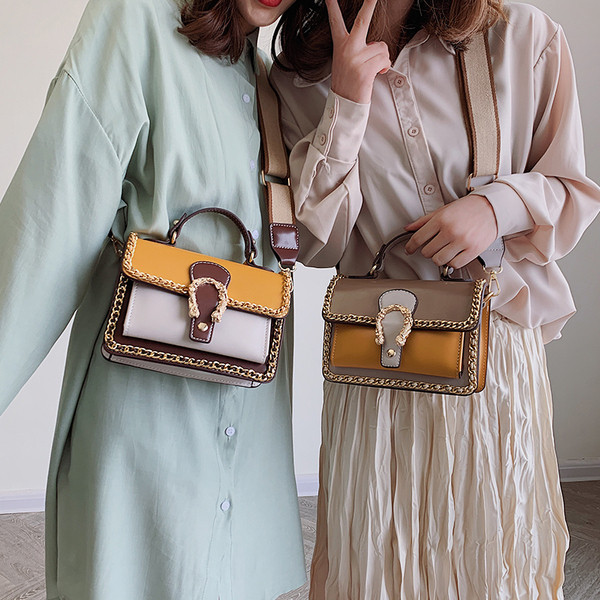 Geanta de dama eleganta cu decor metalic in trei culori