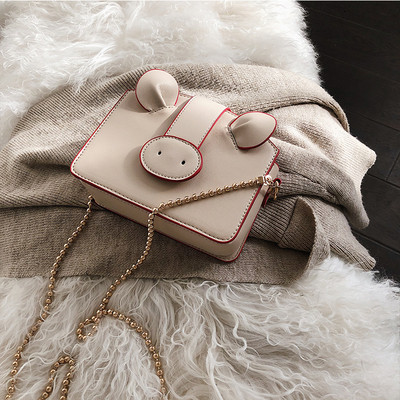 Geanta de dama moderna cu element 3D in diferite culori