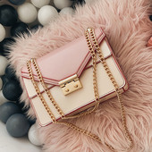 Geanta de dama eleganta cu decor metalic in mai multe culori