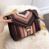 Geanta de dama eleganta cu decor metalic in trei culori