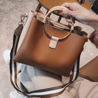 Geanta de dama din piele in trei culori