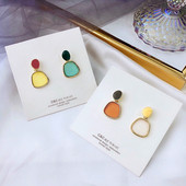 Cercei eleganti de dama - in doua culori