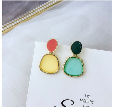 Cercei eleganti de dama - in doua culori