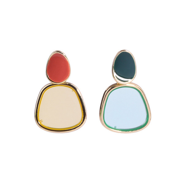 Cercei eleganti de dama - in doua culori