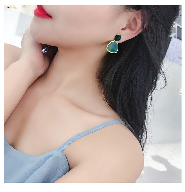 Cercei eleganti de dama - in doua culori