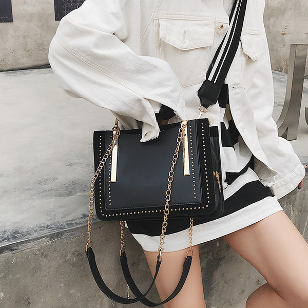 Geanta de dama din piele ecologica in trei culori