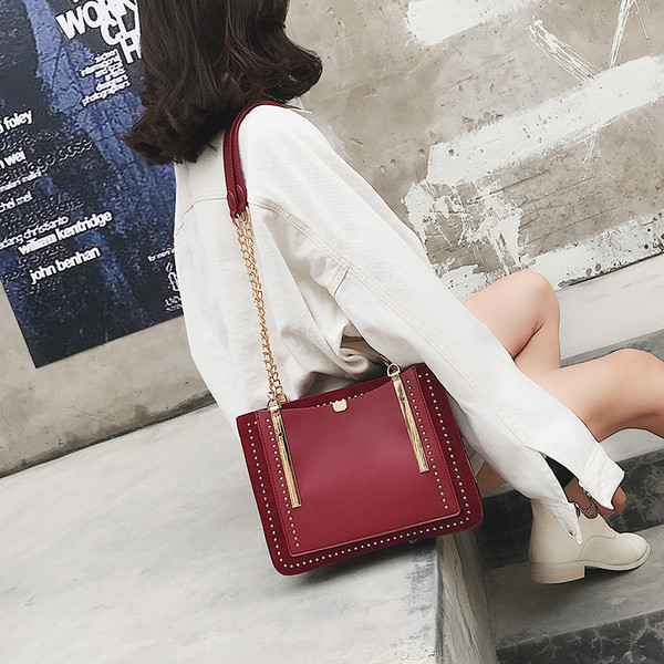 Geanta de dama din piele ecologica in trei culori