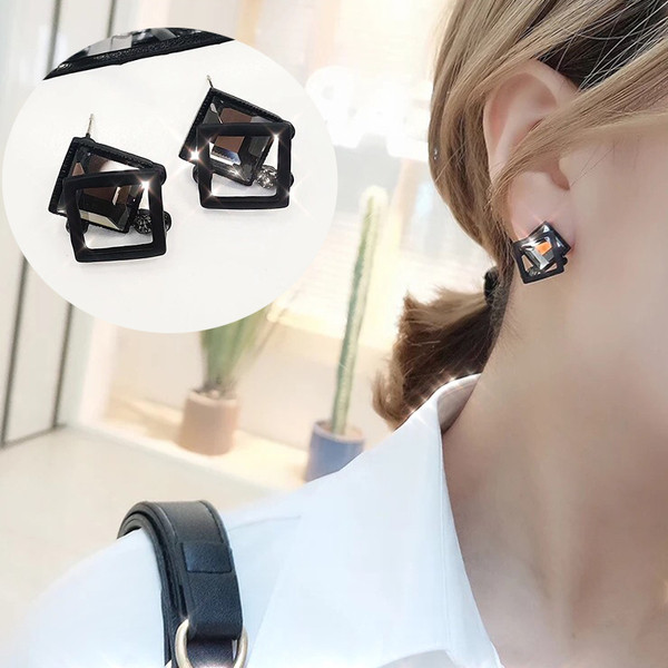 Cercei casual dama in negru