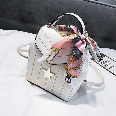 Rucsac de dama cu decor metalic in trei culori