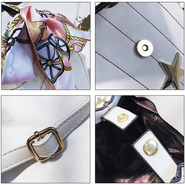 Rucsac de dama cu decor metalic in trei culori