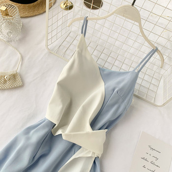 Rochie moderna de dama cu bretele subtiri