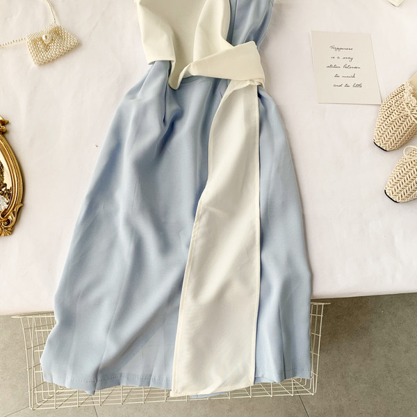 Rochie moderna de dama cu bretele subtiri