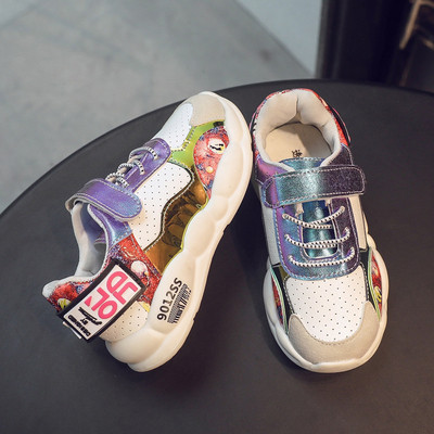 Tenisi actuali pentru copii pentru fete - in doua culori