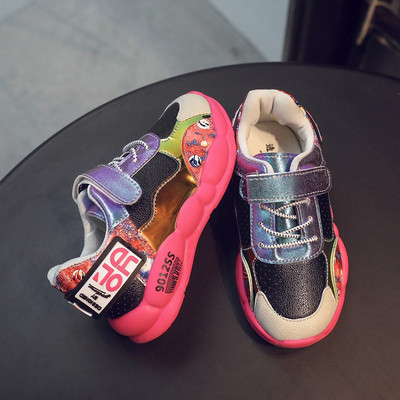 Tenisi actuali pentru copii pentru fete - in doua culori