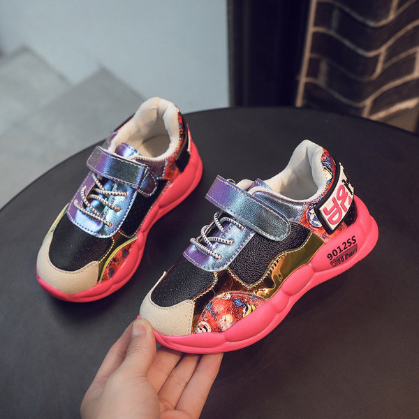 Tenisi actuali pentru copii pentru fete - in doua culori