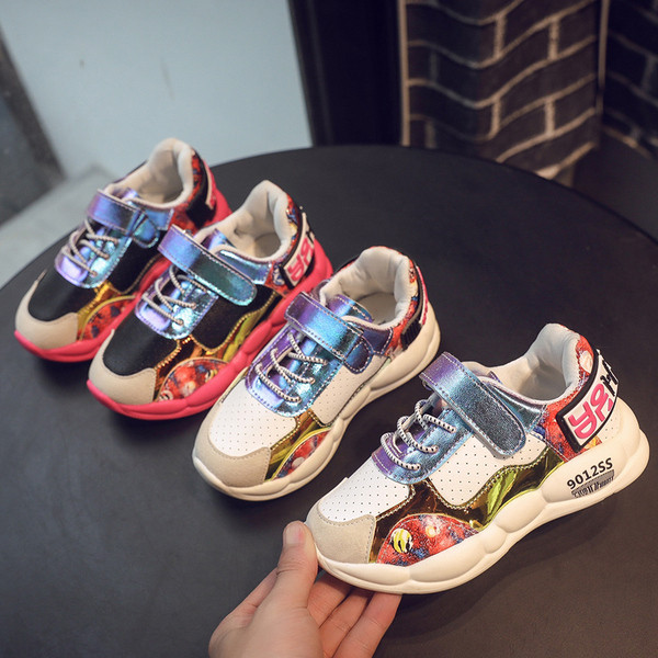 Tenisi actuali pentru copii pentru fete - in doua culori