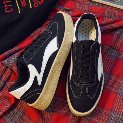 Ανδρικά πάνινα παπούτσια σε δύο χρώματα