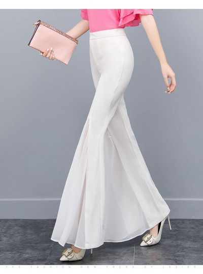 Pantaloni de dama actuali in alb-negru