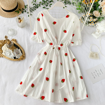 Rochie de dama cu maneca scurta in mai multe culori