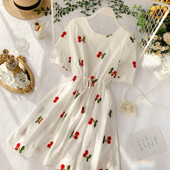 Rochie de dama cu maneca scurta in mai multe culori