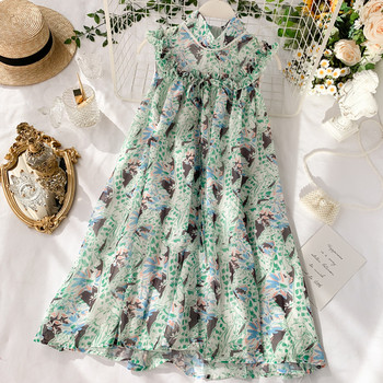 Rochie de dama colorata cu decolteu O