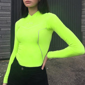 Bluză sport de damă cu mâneci lungi și inscripție în mai multe culori