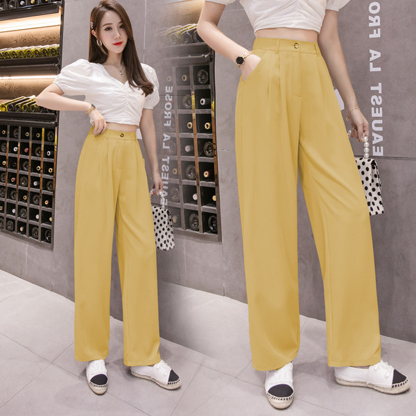 Pantaloni moderni de dama cu buzunare - in mai multe culori