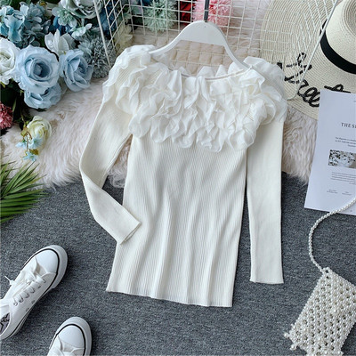 Bluză de damă modernă cu mâneci lungi în diferite culori