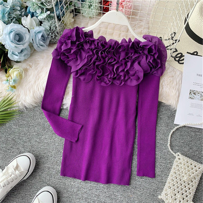 Bluză de damă modernă cu mâneci lungi în diferite culori