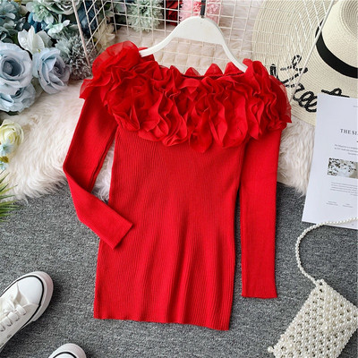 Bluză de damă modernă cu mâneci lungi în diferite culori