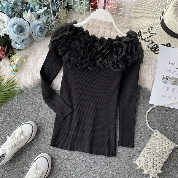 Bluză de damă modernă cu mâneci lungi în diferite culori