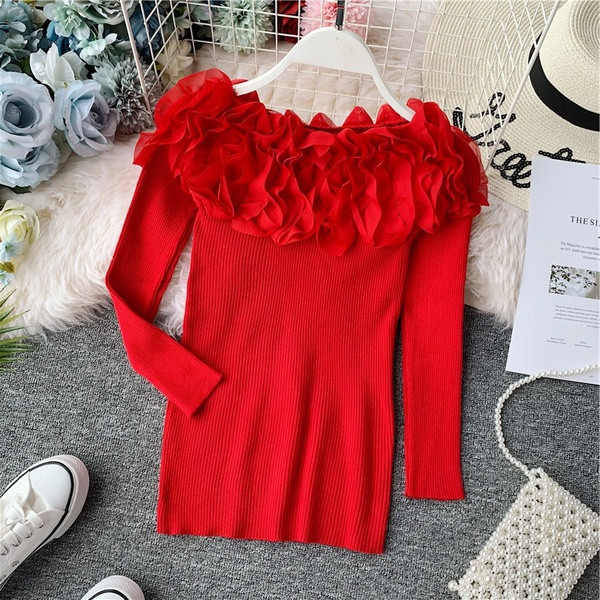 Bluză de damă modernă cu mâneci lungi în diferite culori