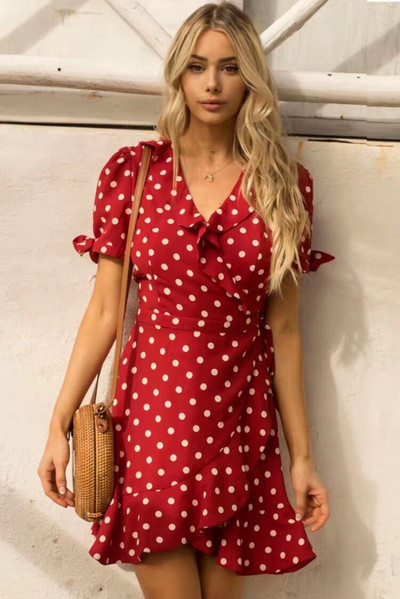 Rochie de dama actuala cu maneca scurta in doua culori