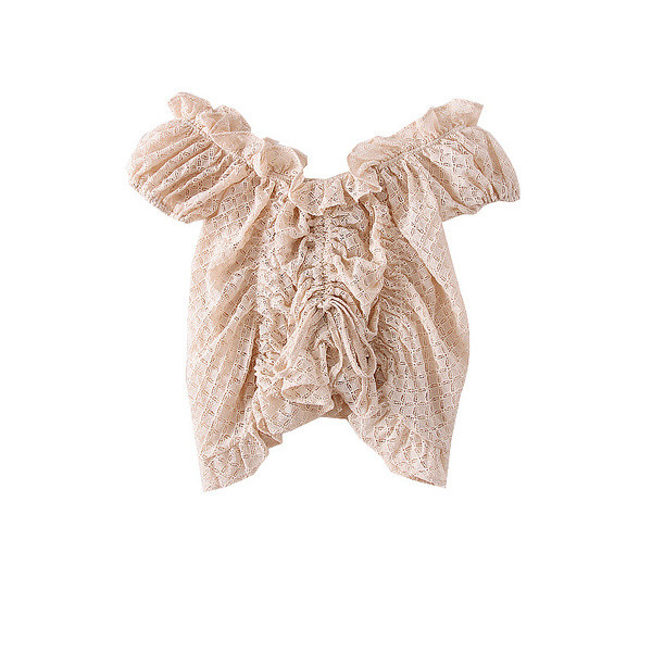 Bluza eleganta de dama cu umerii goi in alb, negru si bej