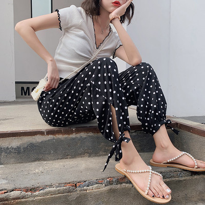 Ежедневнен дамски панталон в три модела с висока талия