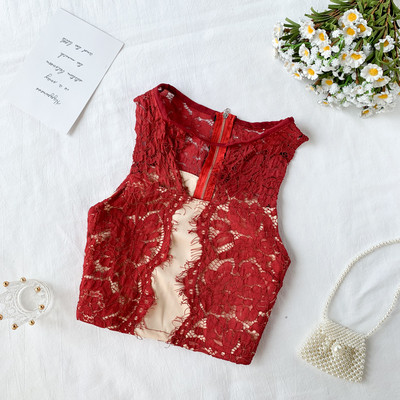 Top scurt de dama modern cu fermoar in trei culori