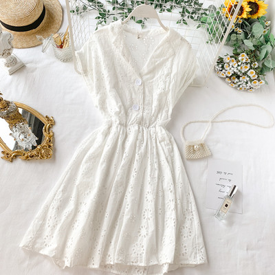 Rochie de dama din dantela cu elastic in mai multe culori