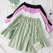 Bluza de dama model nou cu umerii goi in verde, alb, roz si negru