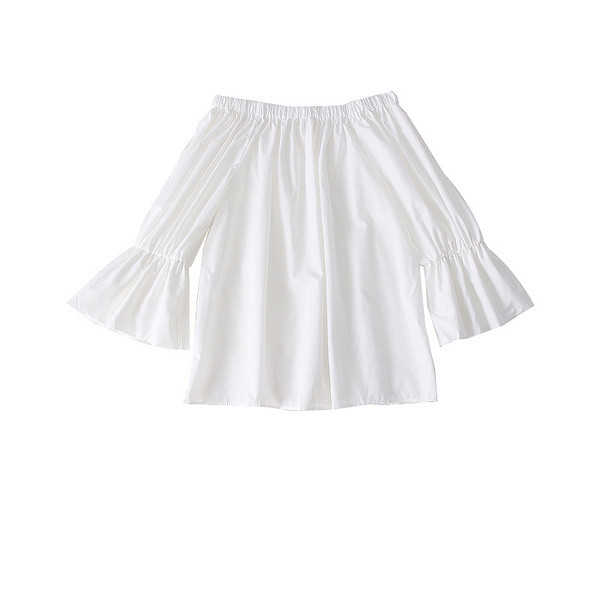 Bluza de dama model nou cu umerii goi in verde, alb, roz si negru