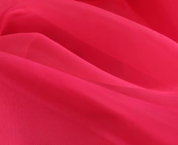 Модерен дамски потник с панделка в червен цвят