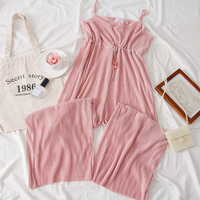 Salopeta de dama moderna cu bretele in verde, roz, negru si maro