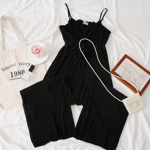 Salopeta de dama moderna cu bretele in verde, roz, negru si maro