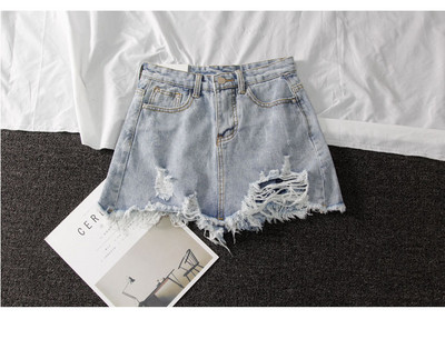 Fusta casual dama din denim in patru culori