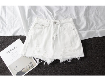 Fusta casual dama din denim in patru culori