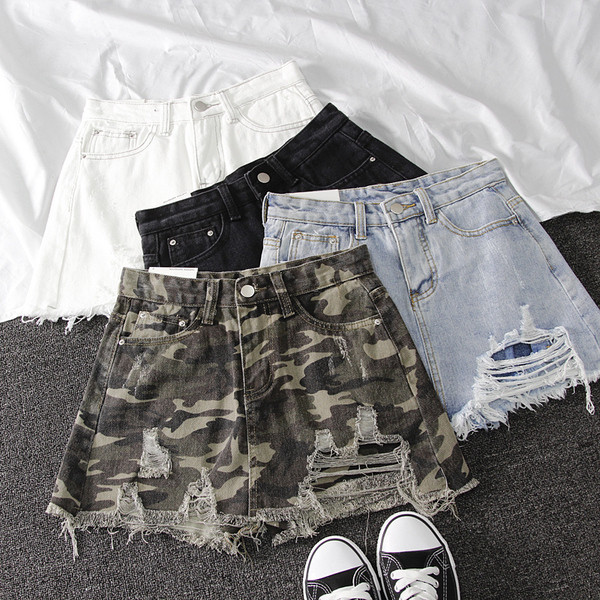 Fusta casual dama din denim in patru culori