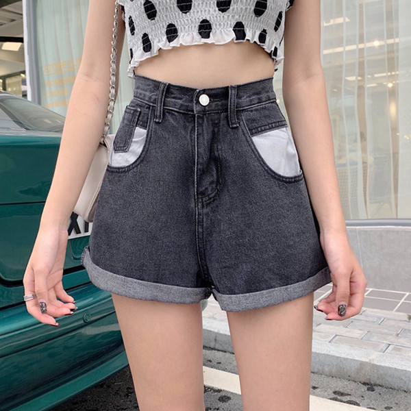 Pantaloni scurti moderni de dama in doua culori