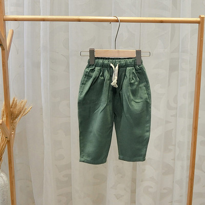 Pantaloni copii pentru baieti cu buzunare - trei culori