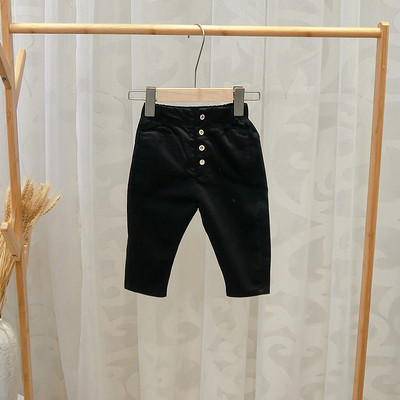 Нов модел детски панталони в черен и кафяв цвят за момчета