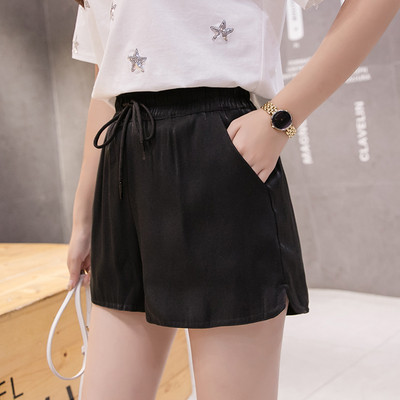 Pantaloni casual dama cu cravate si buzunare - in trei culori