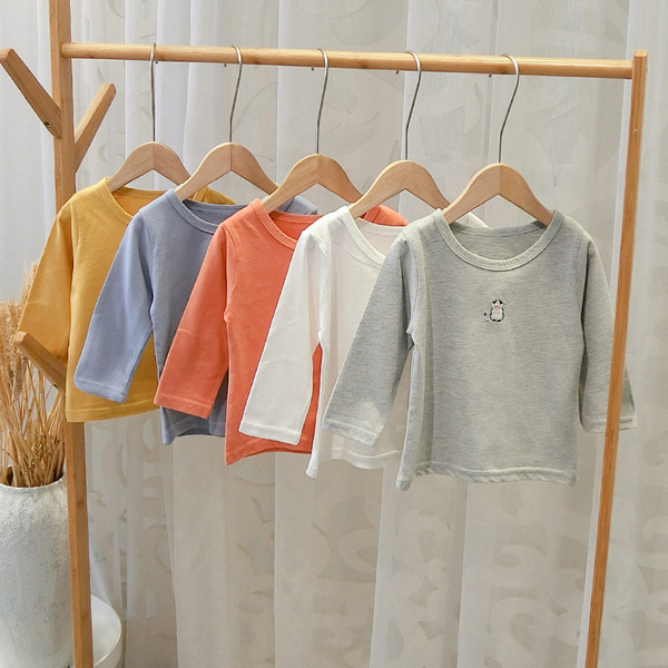 Bluza casual pentru copii pentru baieti cu decolteu O in mai multe culori